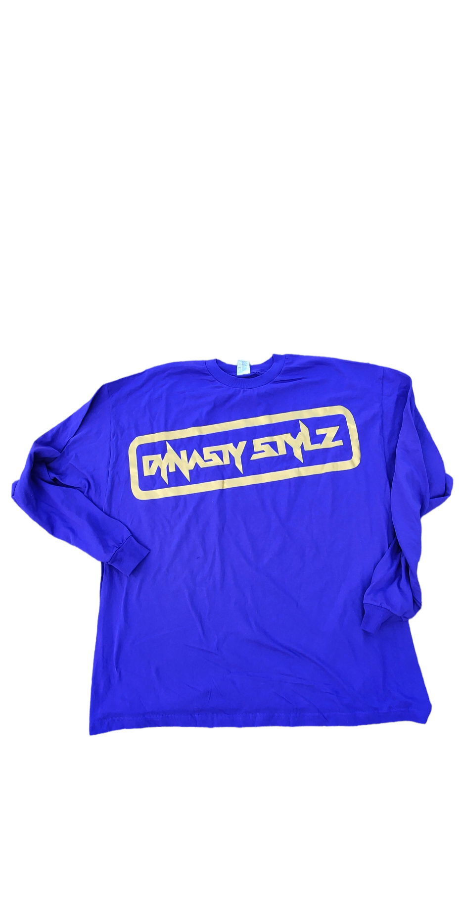 PURPLE LONG SLEEVE WITH GOLD LETTERS