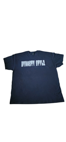 BLACK T SHIRT BOLD FONT