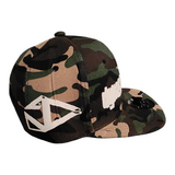 DYNASTY STYLZ WHITE LETTER ARMY CAMOUFLAGE SNAPBACK