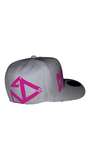 DYNAST SNAPBACK HOT PINK ON WHITE