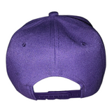 PURPLE SNAPBACK HOT PINK LOGO