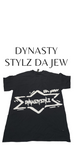 BLACK SHIRT DYNASTY STYLZ WHITE LILITH FLOWER