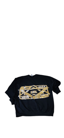 BLACK SWEATSHIRT GOLD PUFF VINYL LILITH