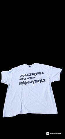 MORPH INTO DYNASTY STYLZ (WHITE T SHIRT)