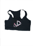 SHE SO DYNASTY SPORTS BRA PINK CAMO OVER BLACK SHE SO DYNASTY HEADBAND