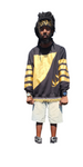 J DYNASTY SWEATSHIRT WITH ISRAELITE FRINGES & HEADBAND