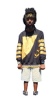 J DYNASTY SWEATSHIRT WITH ISRAELITE FRINGES & HEADBAND