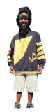 J DYNASTY SWEATSHIRT WITH ISRAELITE FRINGES & HEADBAND